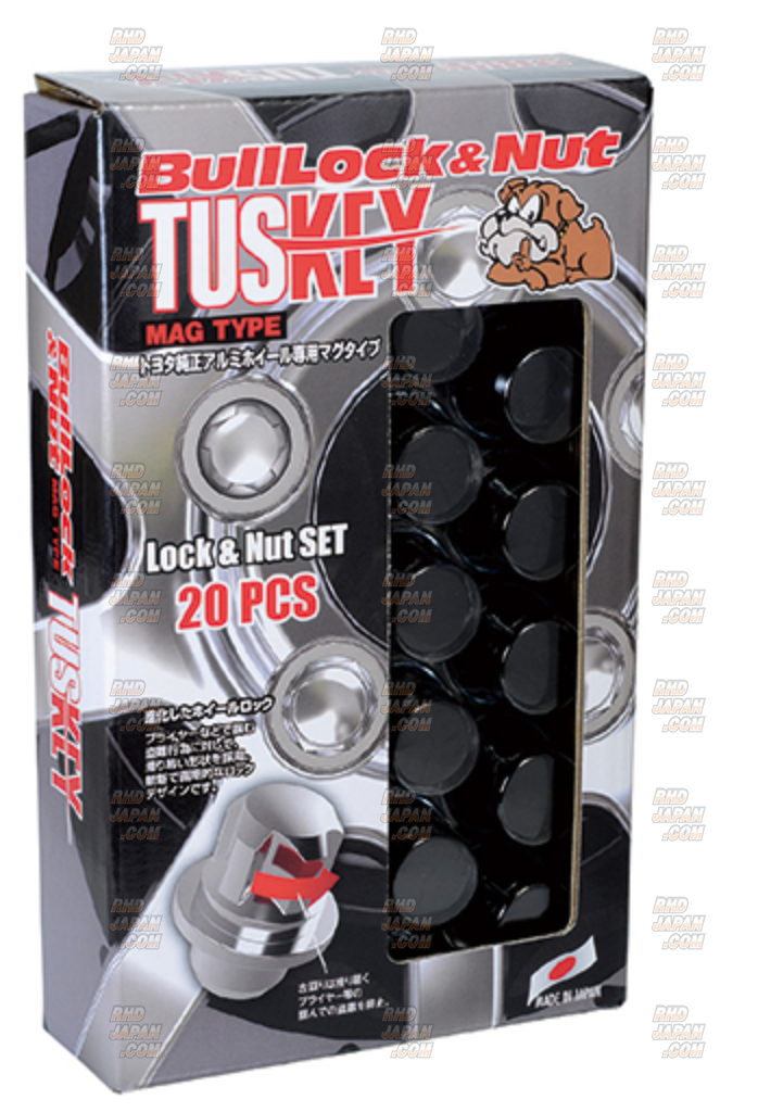Kyo-Ei BullLock Tuskey Mag Type Lock & Nut 20 Piece Set Toyota OEM